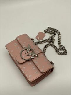 Новая женская сумка клатч Pinko розовая