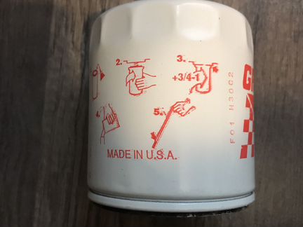 Фильтр масляный Group 7 Oil Filter V111