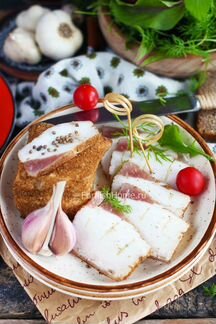 Деревенские куры, гуси, сало