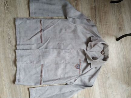 Мужская курточка из чистого льна