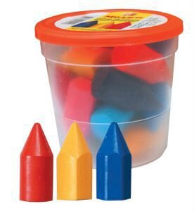 Мелки восковые, 15 цветов