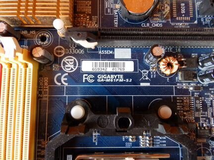 Gigabyte GA-M61PM-S2 AMD Athlon 64x2