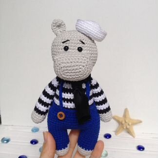 Бегемот интерьерная игрушка