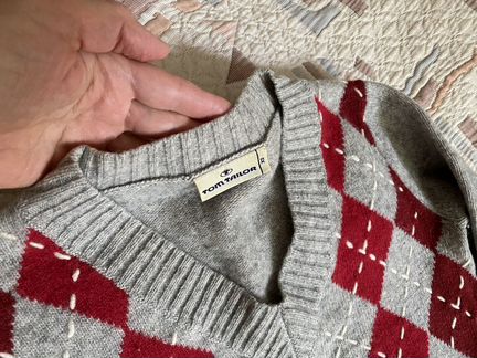 Пуловер Tom Tailor 100 шерсть