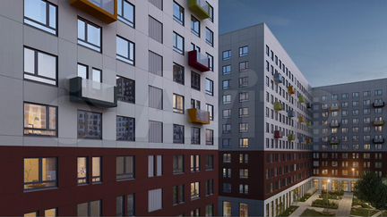 1-к квартира, 39.4 м², 4/22 эт.