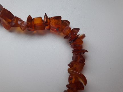 Янтарные винтажные бусы 1972 г