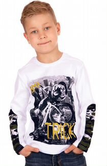 Футболка с длинным рукавом Апрель, 110-116 см