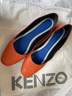 Kenzo Балетки оранжевые, 40