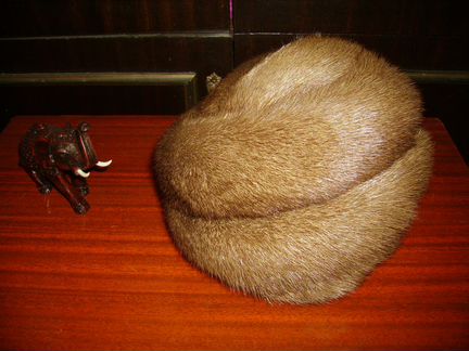 Шапка норковая, новая