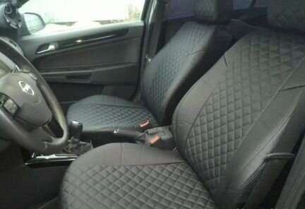 Модельные чехлы Опель Астра Н из экокожи