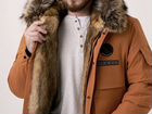 Куртка Парка мужская с натуральным мехом волк нова