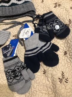 Варежки новые 2-3 года