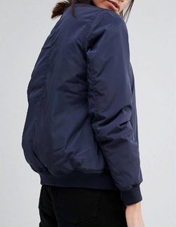 Бомбер синий