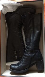 Сапоги высокие на шнуровке Nero Gardini