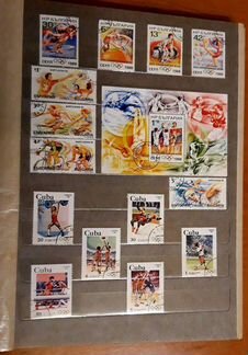 Альбом с марками (спорт) СССР