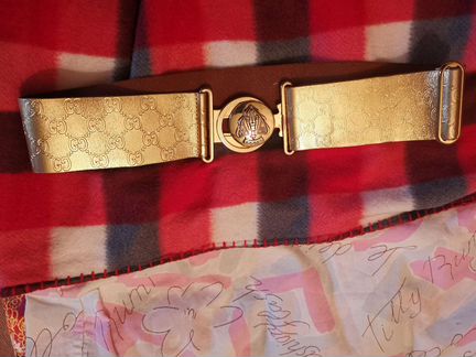 Пояс Gucci кожаный