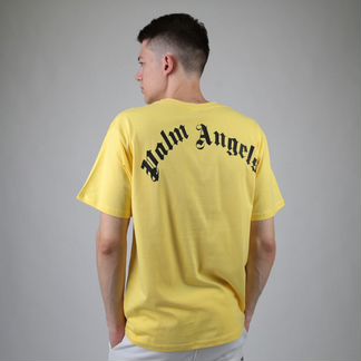 Футболка Palm Angels желтая
