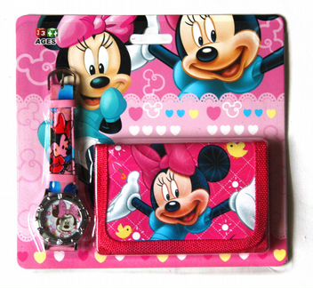 Детские часы с кошельком Disney