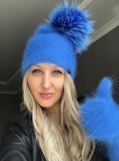 Шапка из французской ангоры