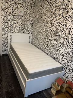 Кровать IKEA 90x200 белая