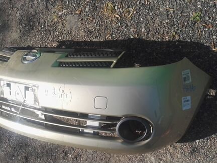 Оригинал передний Бампер ниссан нота 2005-2007 гг