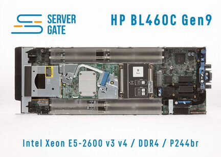Сервер HP BL460C G9 2SFF 2x E5-2650v3 128 GB