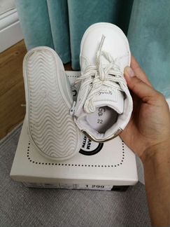 Ботинки детские белые 22 размер