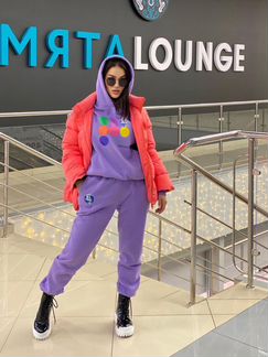 Спортивный костюм на флисе женский теплый