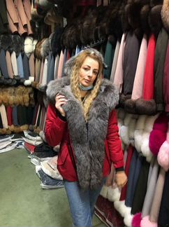 Парка с мехом