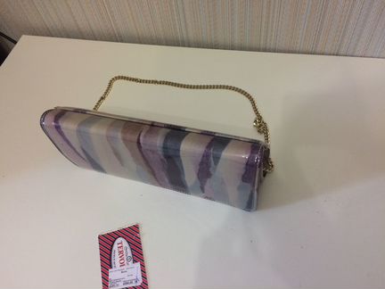 Женский кожаный клатч