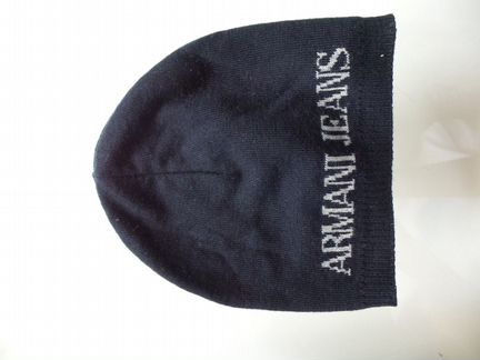 Новый комплект шапка и шарф Armani оригинал шерсть