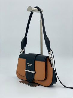Новая женская сумка через плечо из кожи Prada