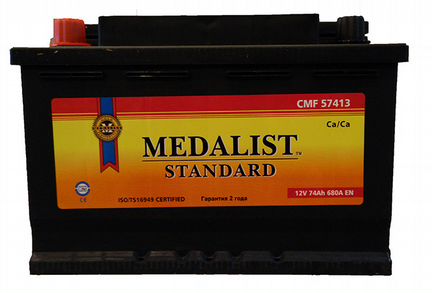 Аккумулятор Medalist Standard 6ст-74 57413