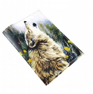 Обложка на паспорт из нат. кожи с фотопечатью