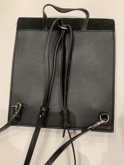 Портфель мягкий, рюкзак Zara чёрный