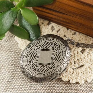 Медальон Камея Кошечка ретро (30х40мм)