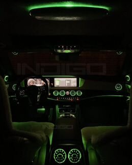 W222 Воздуховоды, дефлекторы с подсветкой перед+за