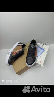 Кеды burberry черные