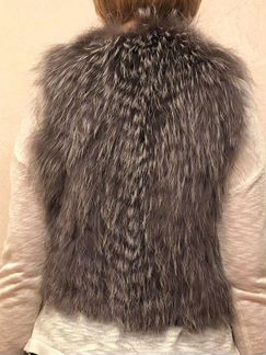 Жилет из чернобурки