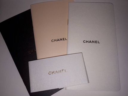Блокноты chanel ручной работы Набор из 3 шт