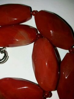 Ожерелье из сердолика