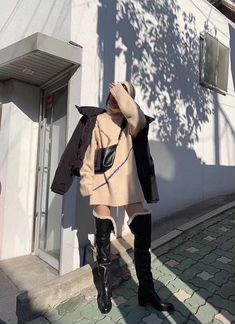 Ботфорты с мехом Celine