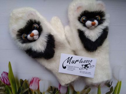 Варежки/звероварежки с хорьками