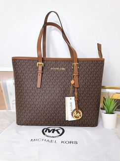 Сумка Michael kors Jet Set коричневая