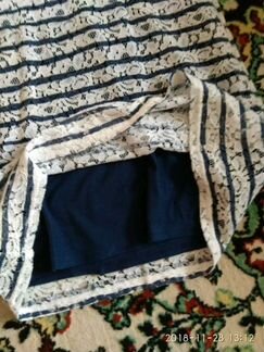 Кружевное платье Next А образный-силуэт, 140см