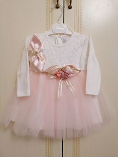 Нарядно платье для девочки 74-86 см