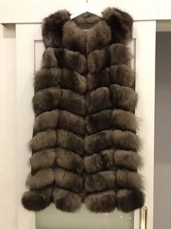 Меховой Жилет песец
