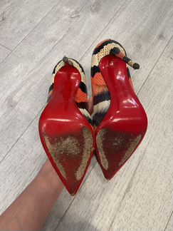 Туфли Christian Louboutin 38 Питон Оригинал