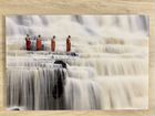 Картина yellowkorner - monks on waterfalls