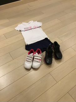 Шорты и футболка для физкультуры